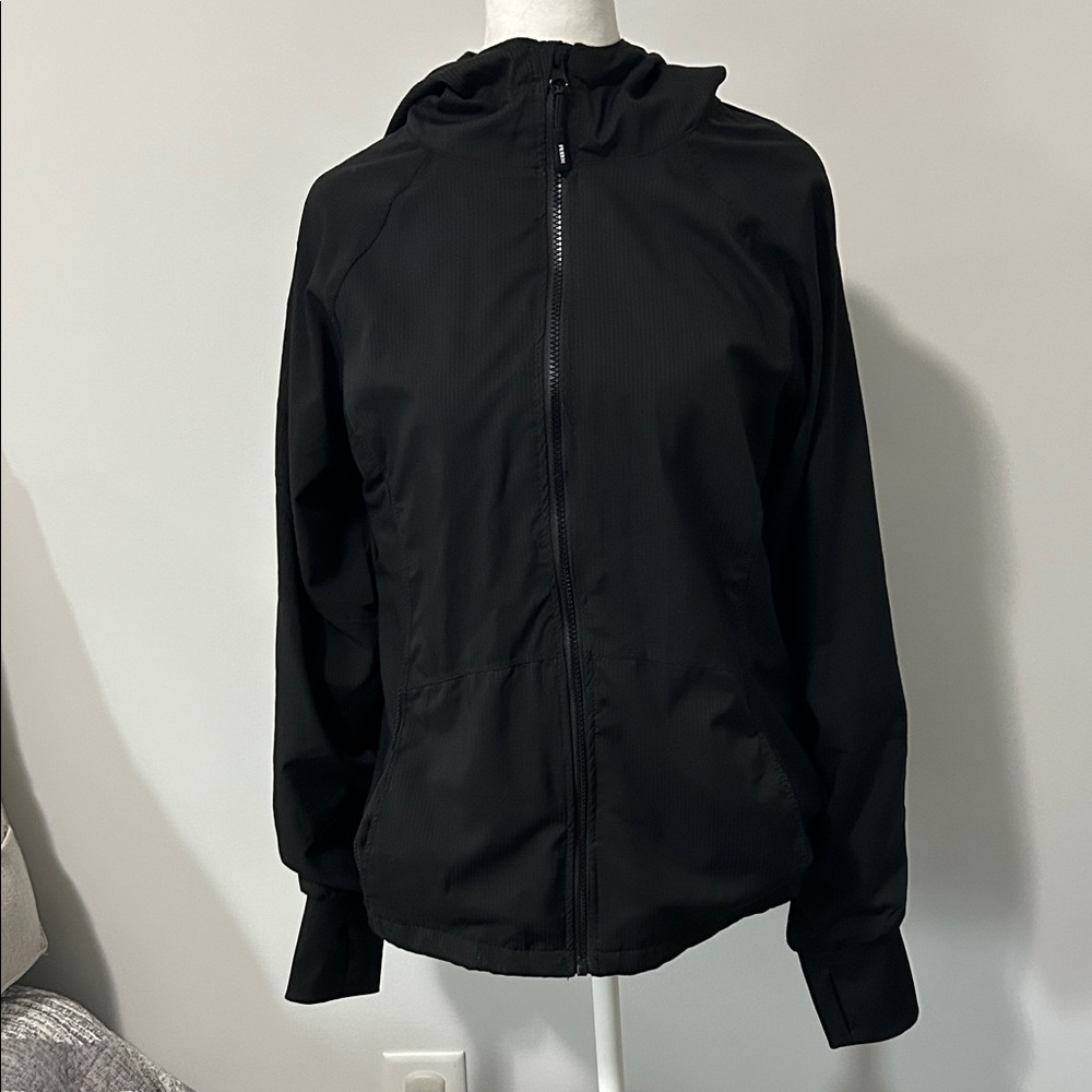 RBX Women's Lightweight Athletic Jacket - Textured Black Size Large